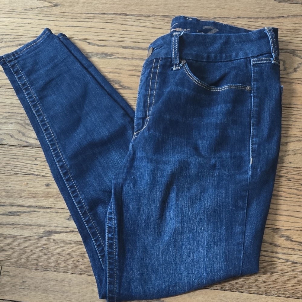 Seven7 Deep Blue Skinny Jeans